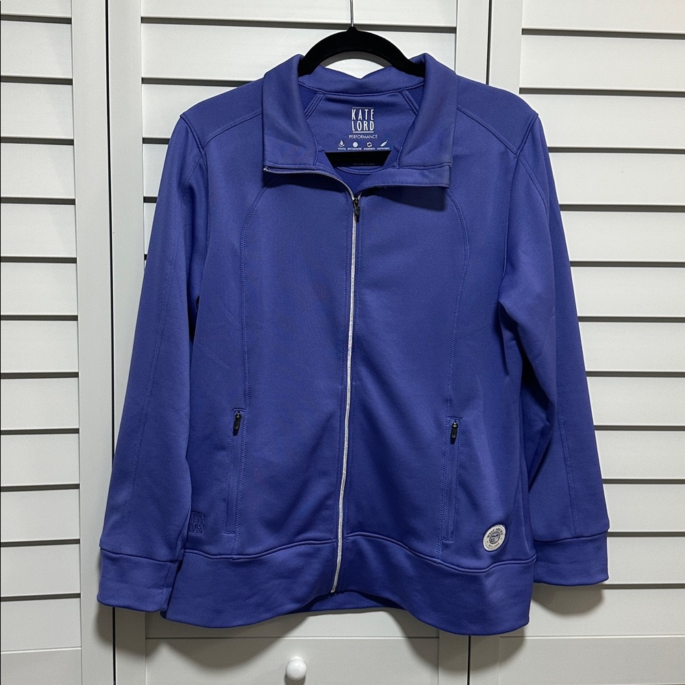 Vibrant Purple Zip-Up Jacket